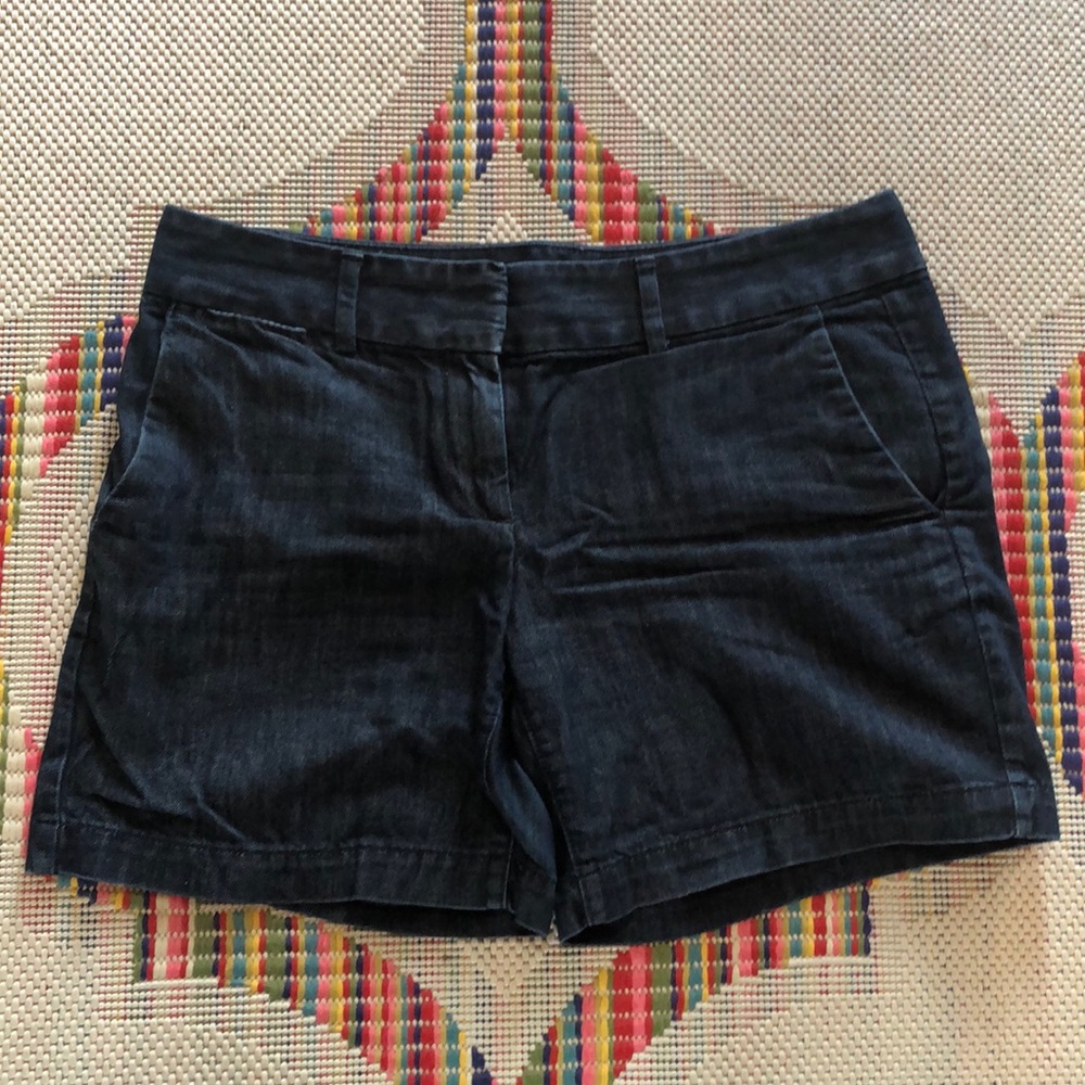 LOFT Riviera Short in Dark Denim -2